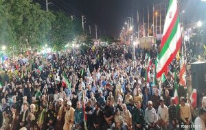 تجمع گچسارانی‌ها در نود و پنجمین شب
