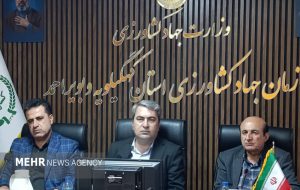 خرید ۵۵ هزار تن گندم و تولید ۲۹ هزار تن ماهی در کهگیلویه و بویراحمد