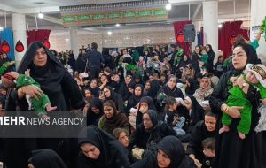 برگزاری مراسم شیرخوارگان حسینی در یاسوج