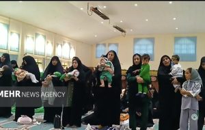 برگزاری مراسم شیرخوارگان حسینی در مارگون