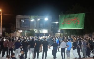 عزاداری مردم چرام در شب تاسوعای حسینی عزاداری مردم چرام در شب تاسوعای حسینی