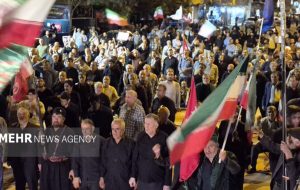 طنین شعار «انتقام انتقام» در تجمع مردم یاسوج