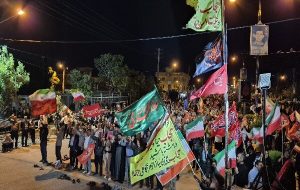 تجمع مردم یاسوج در صد و هفتاد و پنجمین شب پایداری و مقاومت
